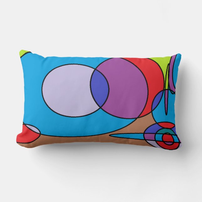 Almofada Lombar design da pintura 90s (Frente)