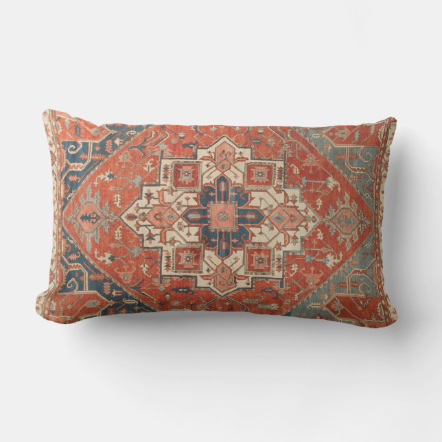 ALMOFADA LOMBAR DESIGN DE ANTÍQUICA ORIENTAL (Frente)