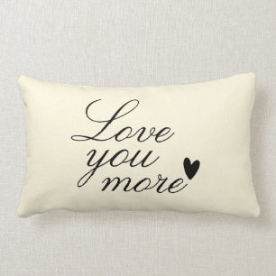 Almofada Lombar design de texto Personalizado "Ame Mais"