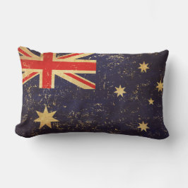 Almofada Lombar Design do Flag Vintage da Austrália