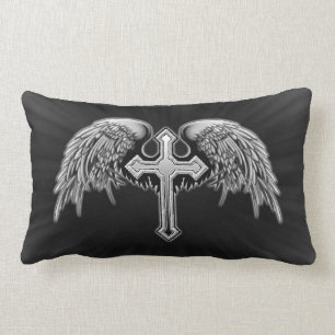 Almofada Lombar Design transversal voado anjo-da-guarda