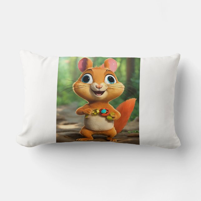 Almofada Lombar Designs de Travesseiros para bebês da floresta de  (Frente)