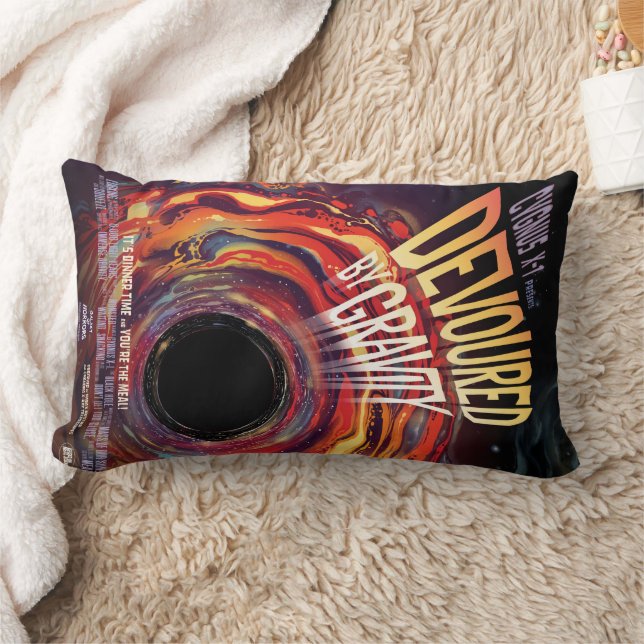 Almofada Lombar Devolvido Por Gravidade Halloween Hole Black Horro (Cobertor)