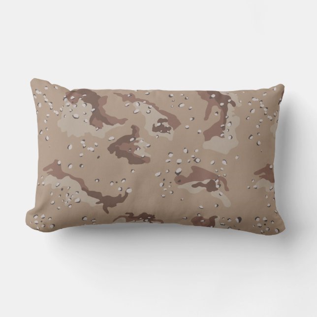 Almofada Lombar Dia de os pais Brown Camo Presente (Frente)