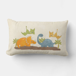 Almofada Lombar Dinossauros Cons Vida Selvagem Pré-Histórica