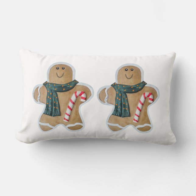Almofada Lombar Dois biscoitos de neve Cushion (Frente)