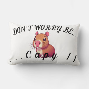 Almofada Lombar Don't worry be capy
