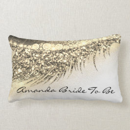 Almofada Lombar Dourada Lux Makeup Lash Champagne Noiva A Ser