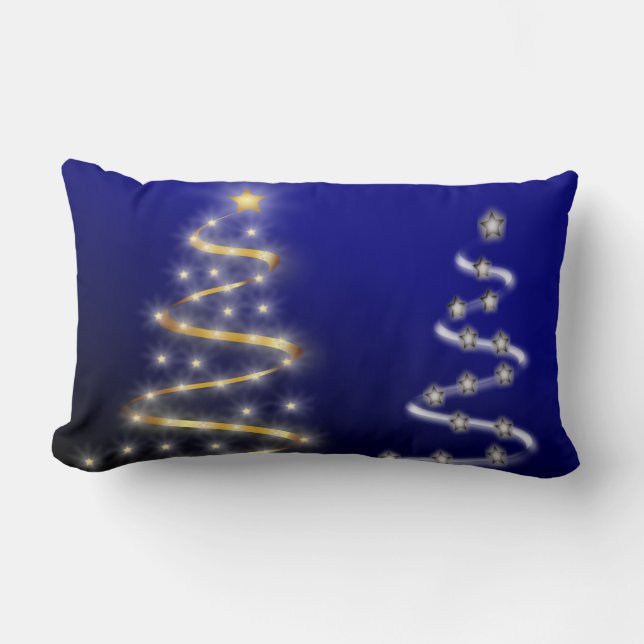 Almofada Lombar Dourado e prata - Travesseiro lombar (Frente)