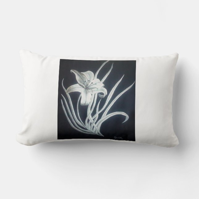 Almofada Lombar Dourando o lírio (Frente)