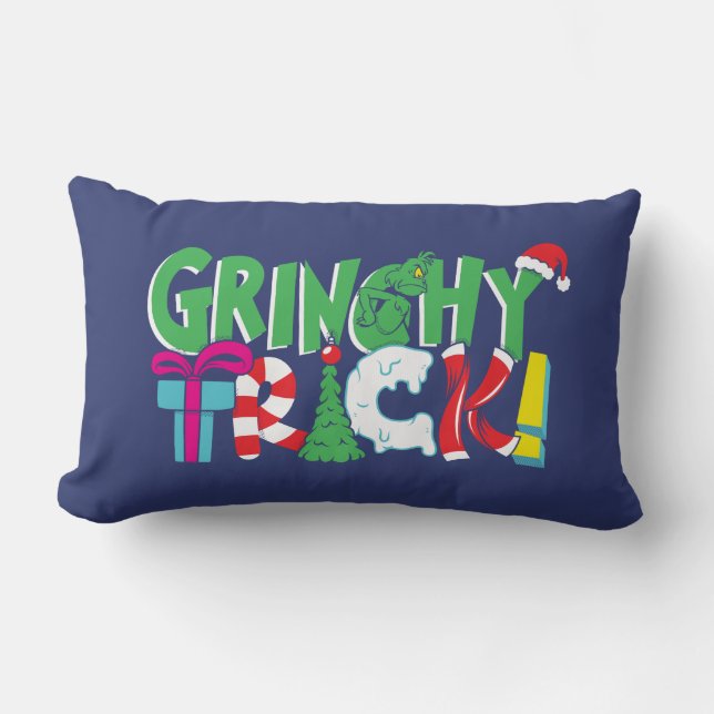 Almofada Lombar Dr. Seuss | Truque Grinchy (Frente)