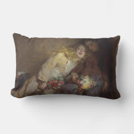 Almofada Lombar Duas Meninas Jovens Retornando Para Casa