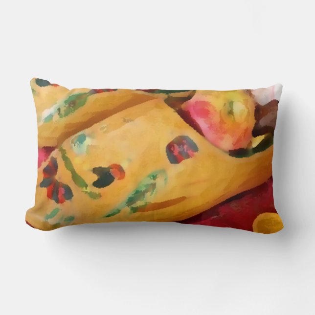Almofada Lombar Dutch_ Merry Christmas_throw pillow (Frente)
