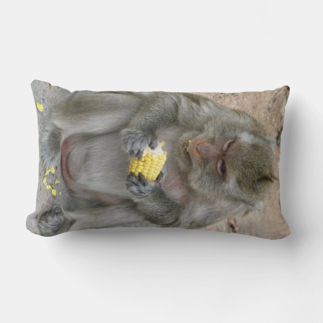 Almofada Lombar É meu! ... Macaco Selvagem Tailandês (Frente)