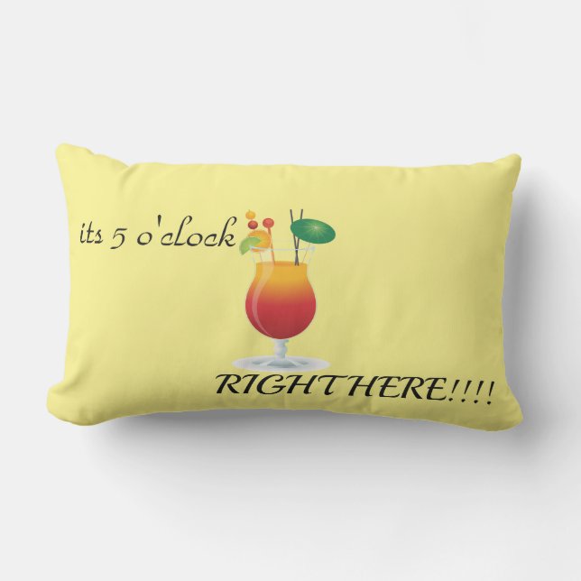 Almofada Lombar é travesseiro exterior de 5 horas certo aqui (Frente)