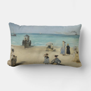 Almofada Lombar Edouard Manet - Na Praia, Boulogne-sur-Mer