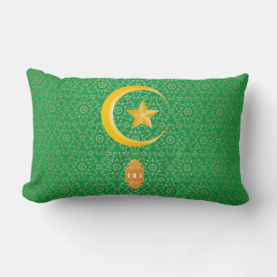 Almofada Lombar Eid al Fitr Mubarak Ramadan Kareem Moon Star