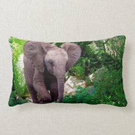 Almofada Lombar Elefante e selva