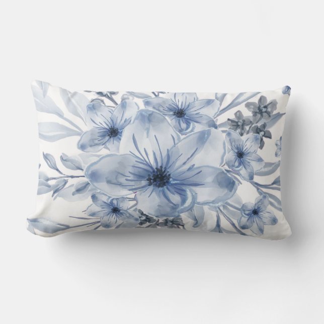 Almofada Lombar Elegante floral chique (Frente)