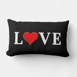 Almofada Lombar Elegante Mínimo Branco e Preto