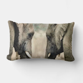 Almofada Lombar Elephant Soulmates