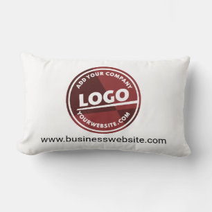 Almofada Lombar Endereço do site da empresa personalizado do logot