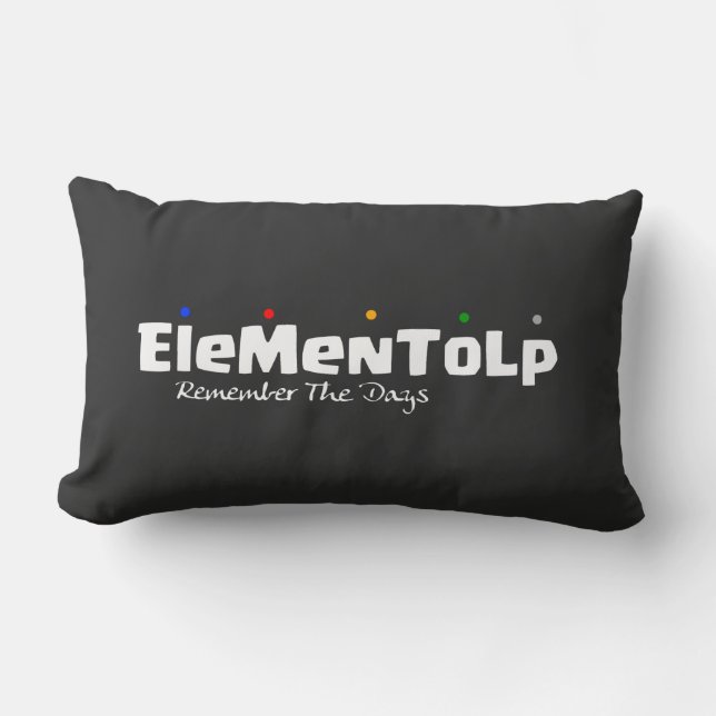 Almofada Lombar Engraçado Alphabet Sayings (Frente)