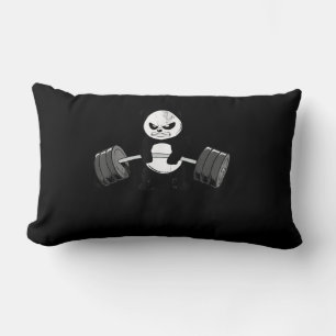 Almofada Lombar Engraçado Panda Trabalhando Kitten Gym Poder de D