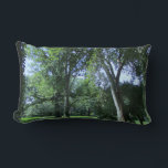 Almofada Lombar Entering the Greenwood<br><div class="desc">Summer sun shines brightly down through tall, leafy trees, across grassy lawns and a peaceful trail. Green is the color that beckons... perhaps guiding you towards a deeper space, a faerie realm. Do you resist and turn back, or follow the urge to enter the unknown. Dare you risk slipping away...</div>