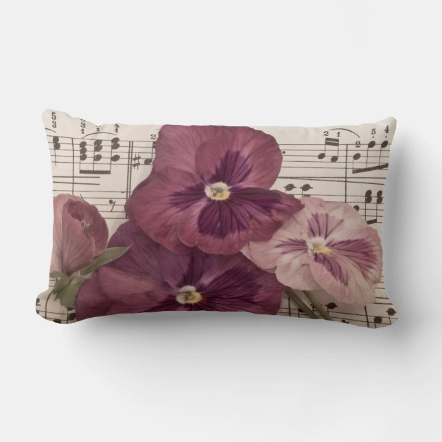 Almofada Lombar Entre as Violetas (Frente)