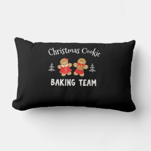 Almofada Lombar Equipe de panificação de biscoitos de Natal p