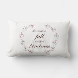 Almofada Lombar Escritura, Salmo 33, bondade de Cheio