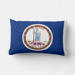 Almofada Lombar Estado da Virgínia Impressão Patriótico