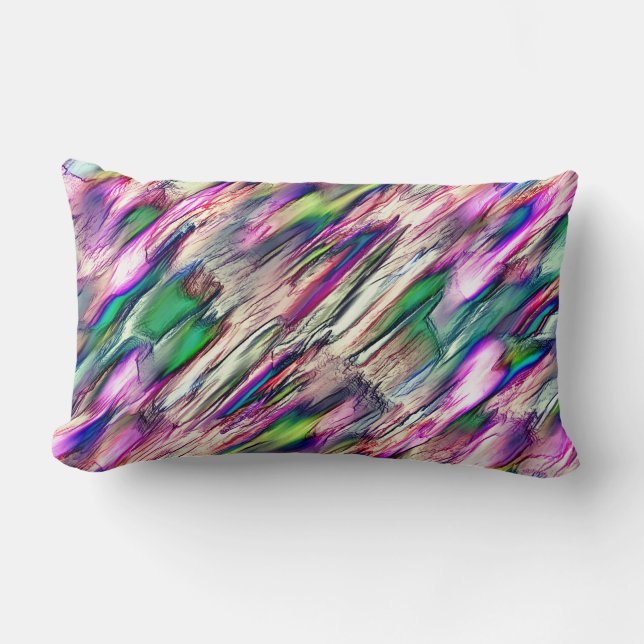 Almofada Lombar Estalagmite ou rocha com cores inflamáveis (Frente)