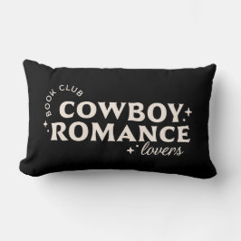 Almofada Lombar Estética de livros de romance de cowboy