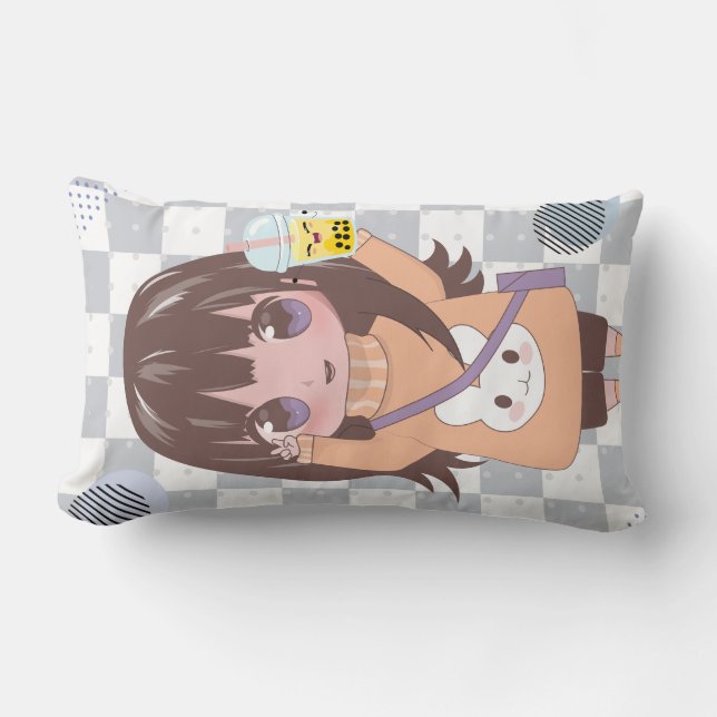 Almofada Lombar estilo anime dalls (Frente)