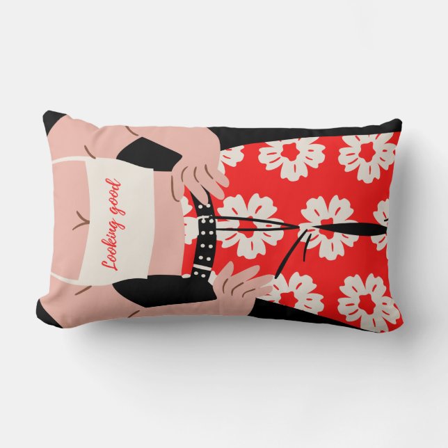 Almofada Lombar estilo de forma do corpo (Frente)