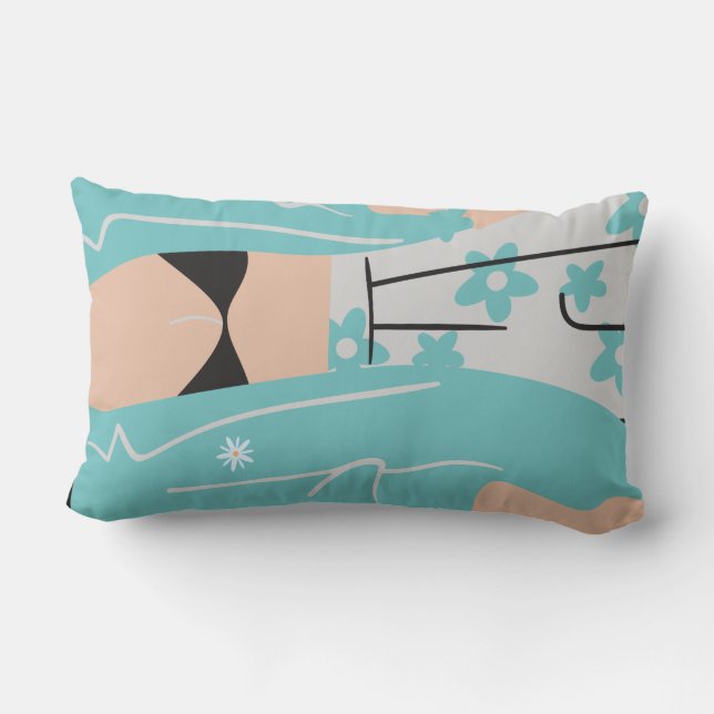 Almofada Lombar estilo de forma do corpo (Verso)