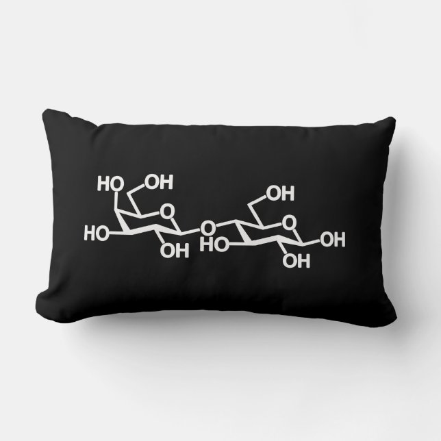 Almofada Lombar Estrutura do leite da lactose (Frente)