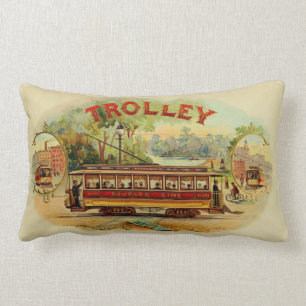 Almofada Lombar Etiqueta da caixa de charuto do vintage