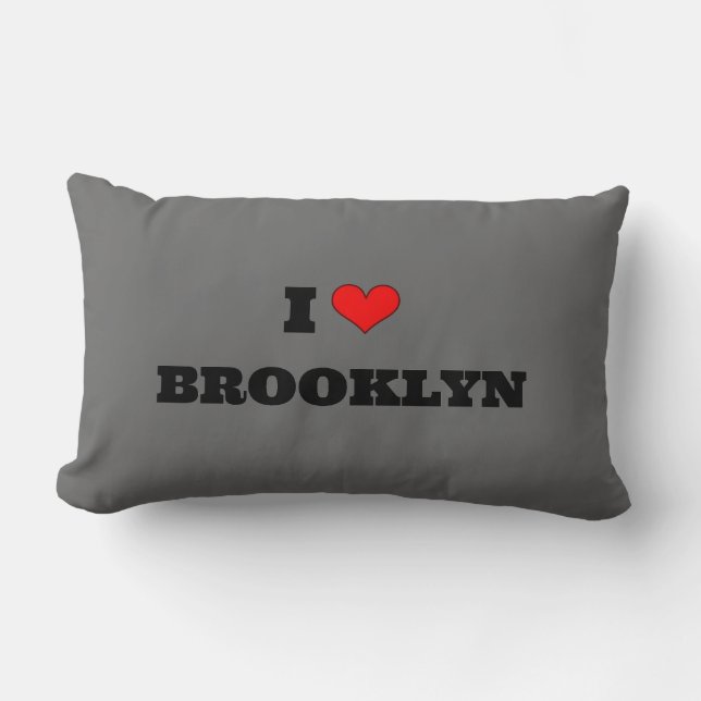 Almofada Lombar Eu amo Brooklyn (Frente)