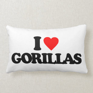 ALMOFADA LOMBAR EU AMO GORILA