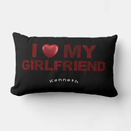 Almofada Lombar Eu amo meu Namorada