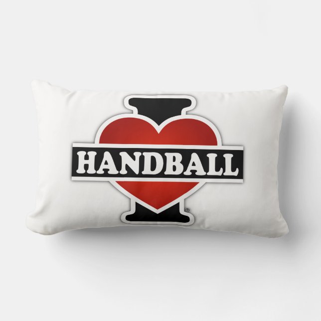 Almofada Lombar Eu amo o handball (Frente)