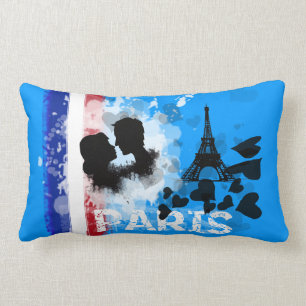 Almofada Lombar Eu amo Paris