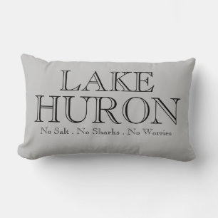 Almofada Lombar Eu coração LAKE HURON, Excelente Lago design