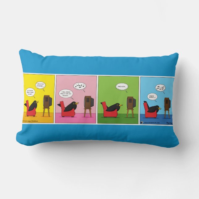 Almofada Lombar Eu Nunca Dormirei Quic (Frente)