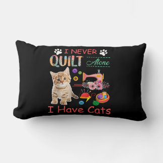 Almofada Lombar Eu Nunca Me Inclino Sozinho Eu Tenho Gatos Sensíve
