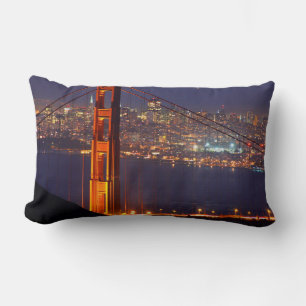 Almofada Lombar EUA, Califórnia. Ponte Golden Gate à Noite