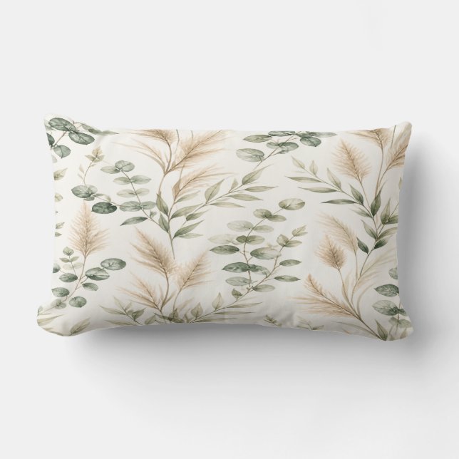 Almofada Lombar Eucalyptus Sage Green Pillow (Frente)